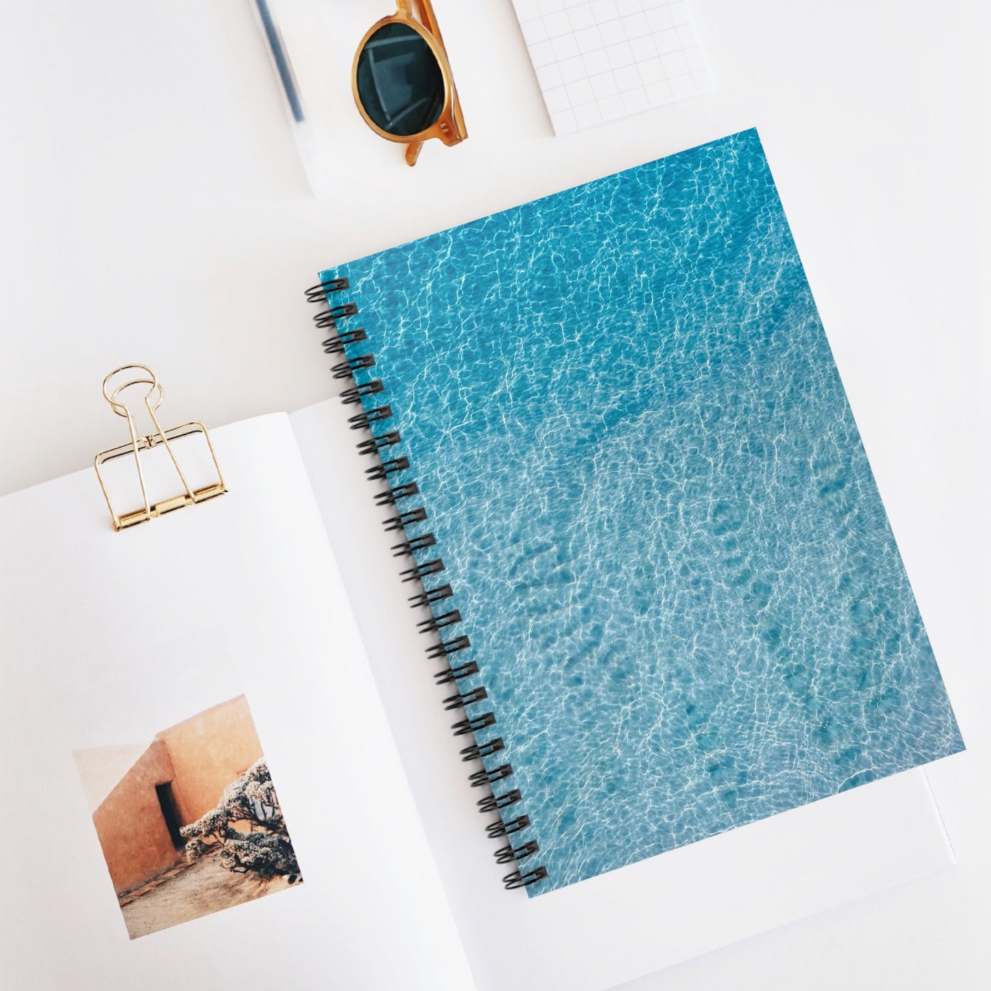 Spiral Notebook — "Soft Tide"