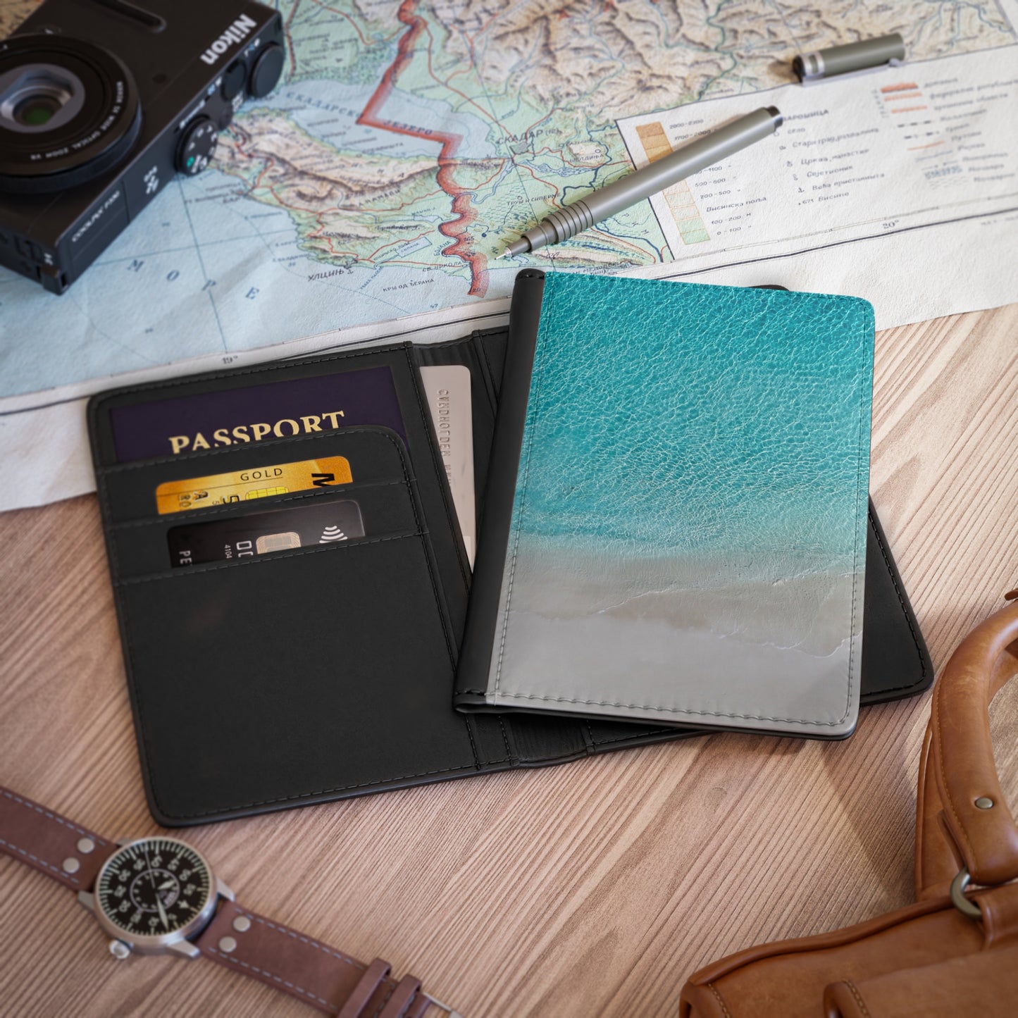 Passport Cover - "Still Tide"