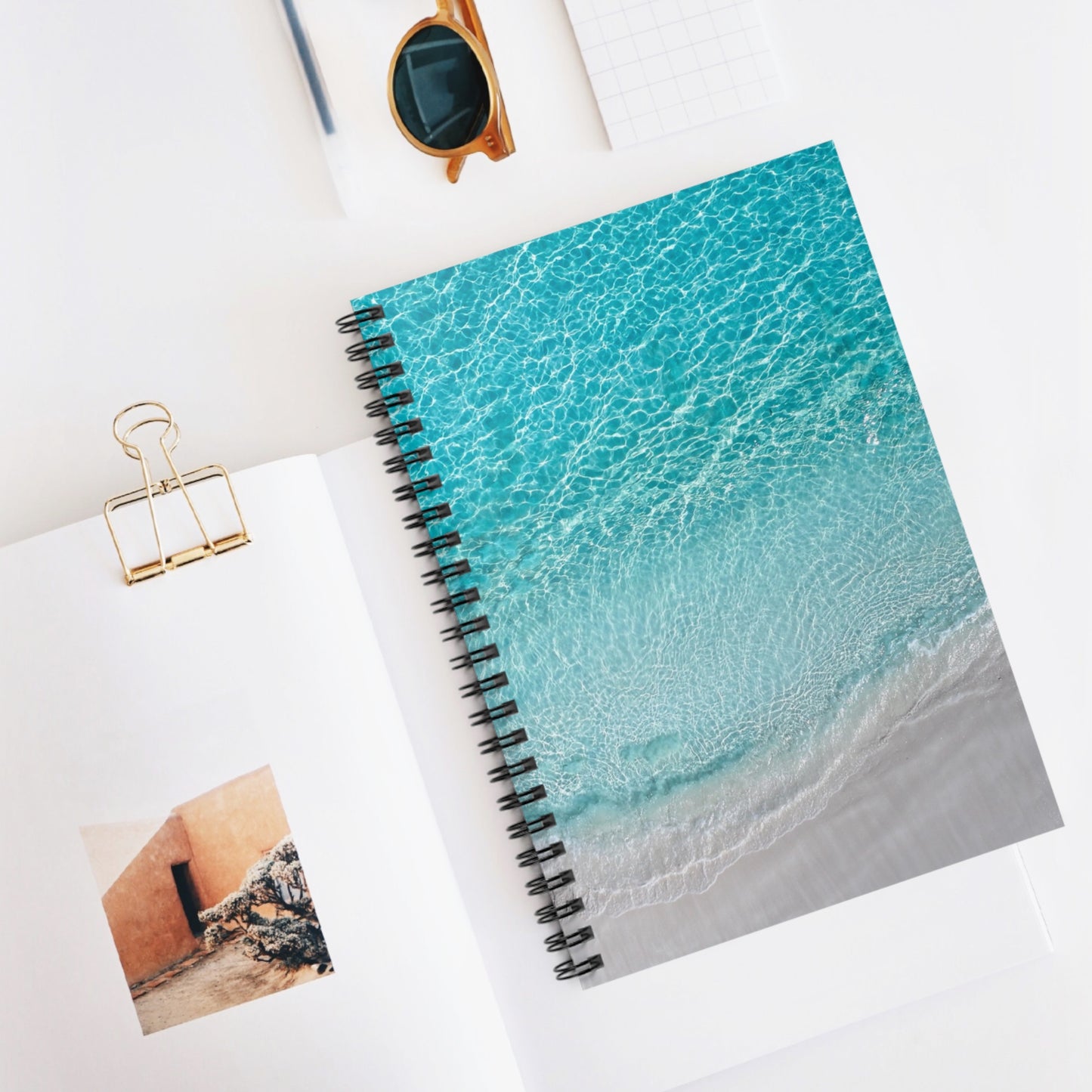 Spiral Notebook — "Saltwater Silence"