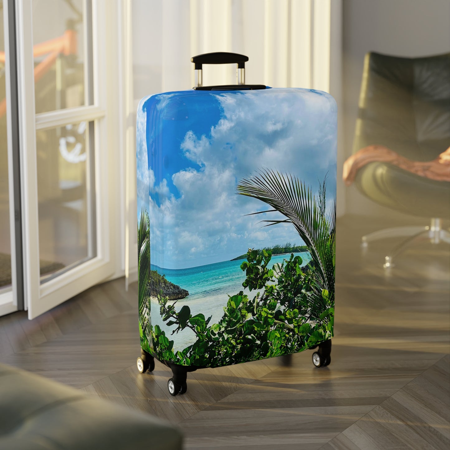 Luggage Cover - "Sea Turtle Cove"