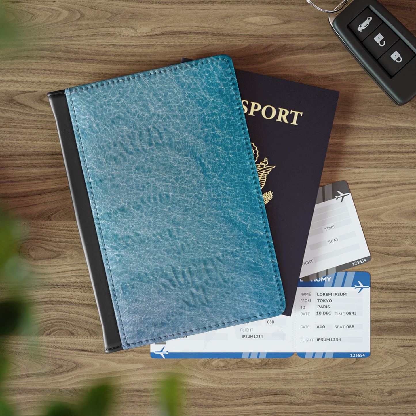 Passport Cover - "Soft Tide"