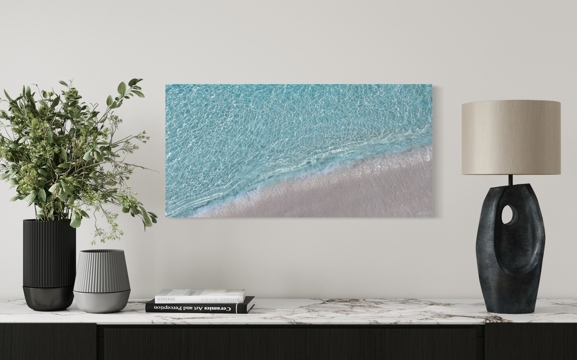 Minimal beach wave motion serene sea landscape photo — Salty Vibes