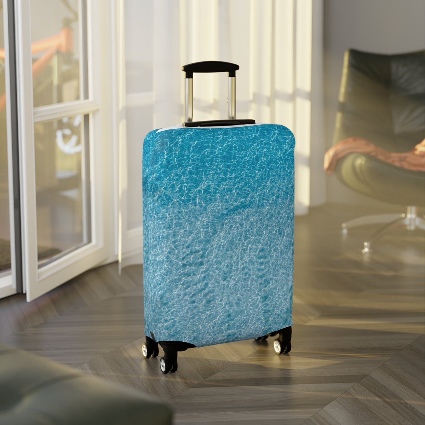 Luggage Cover - "Soft Tide"