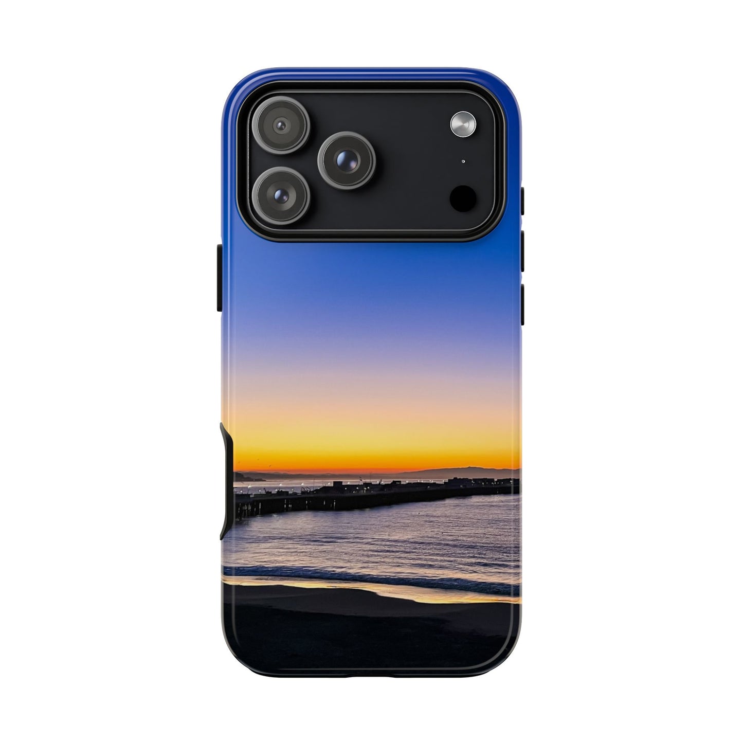 Tough Phone Case - “Golden Blues”