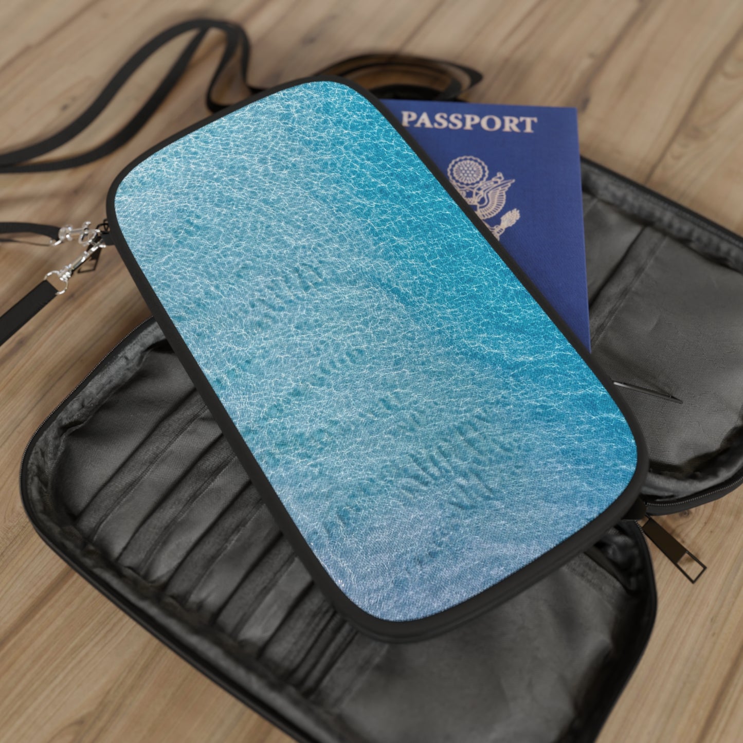Passport Wallet - "Soft Tide"