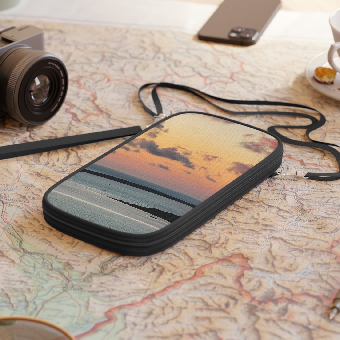 Passport Wallet - "Sunset Drift"