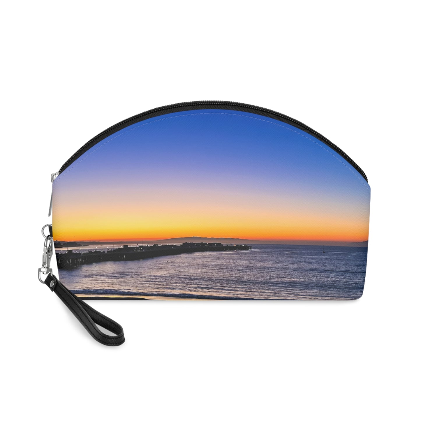 Makeup Bag - “Golden Blues”