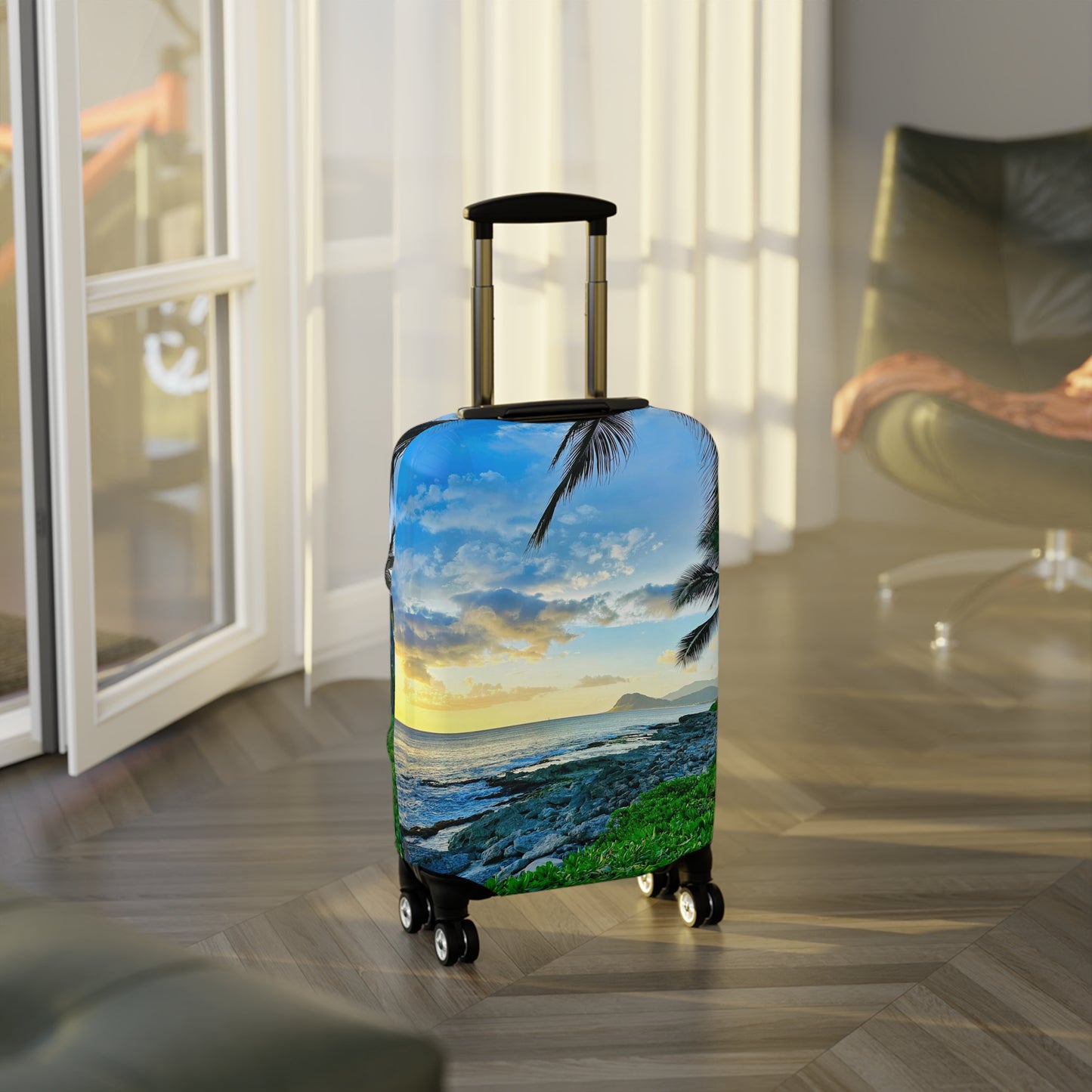 Luggage Cover - "Oahu Glow"