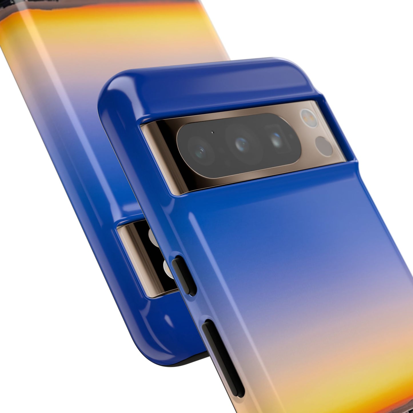 Tough Phone Case - “Golden Blues”