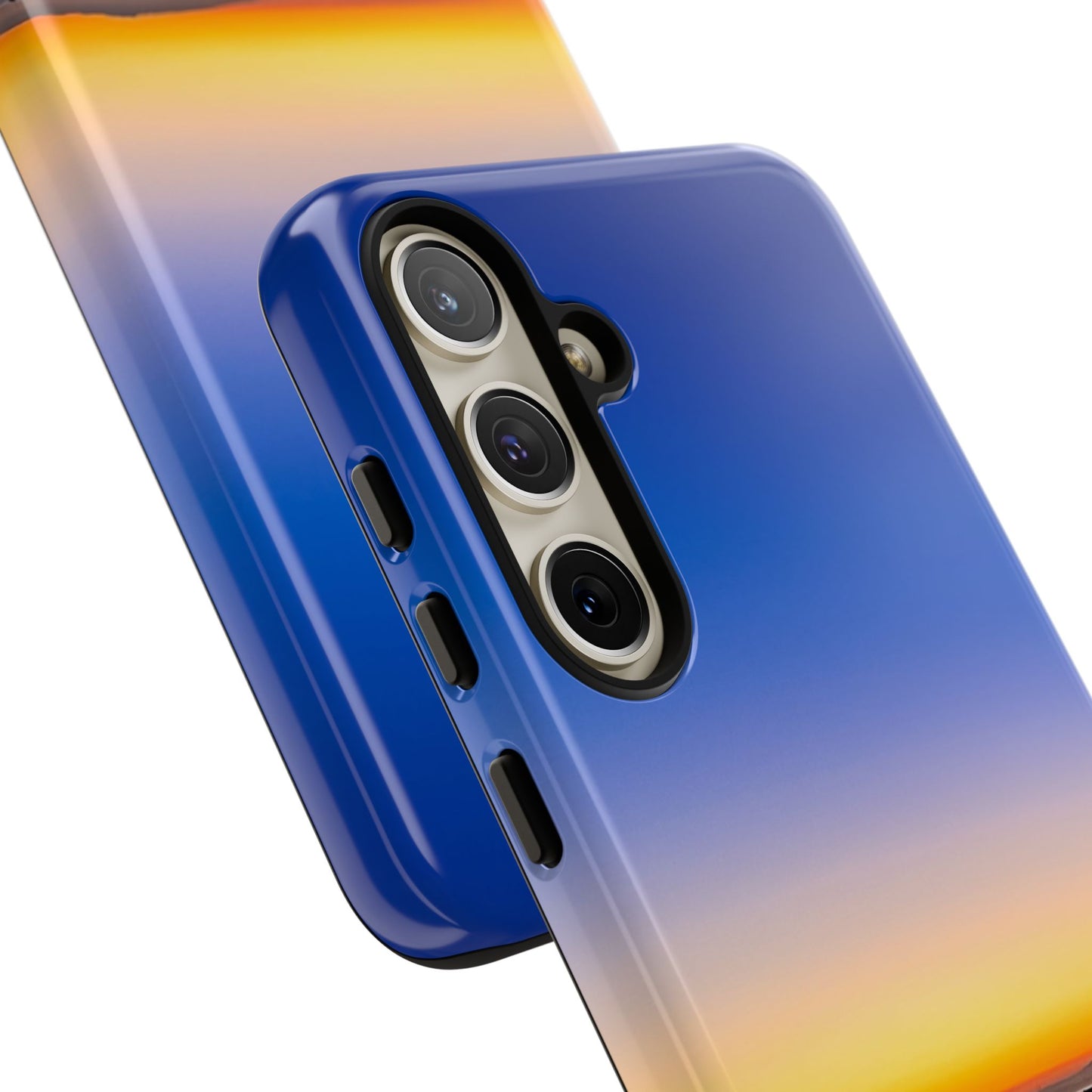 Tough Phone Case - “Golden Blues”