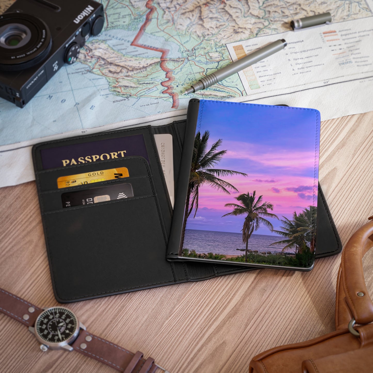 Passport Cover - "Bubblegum"