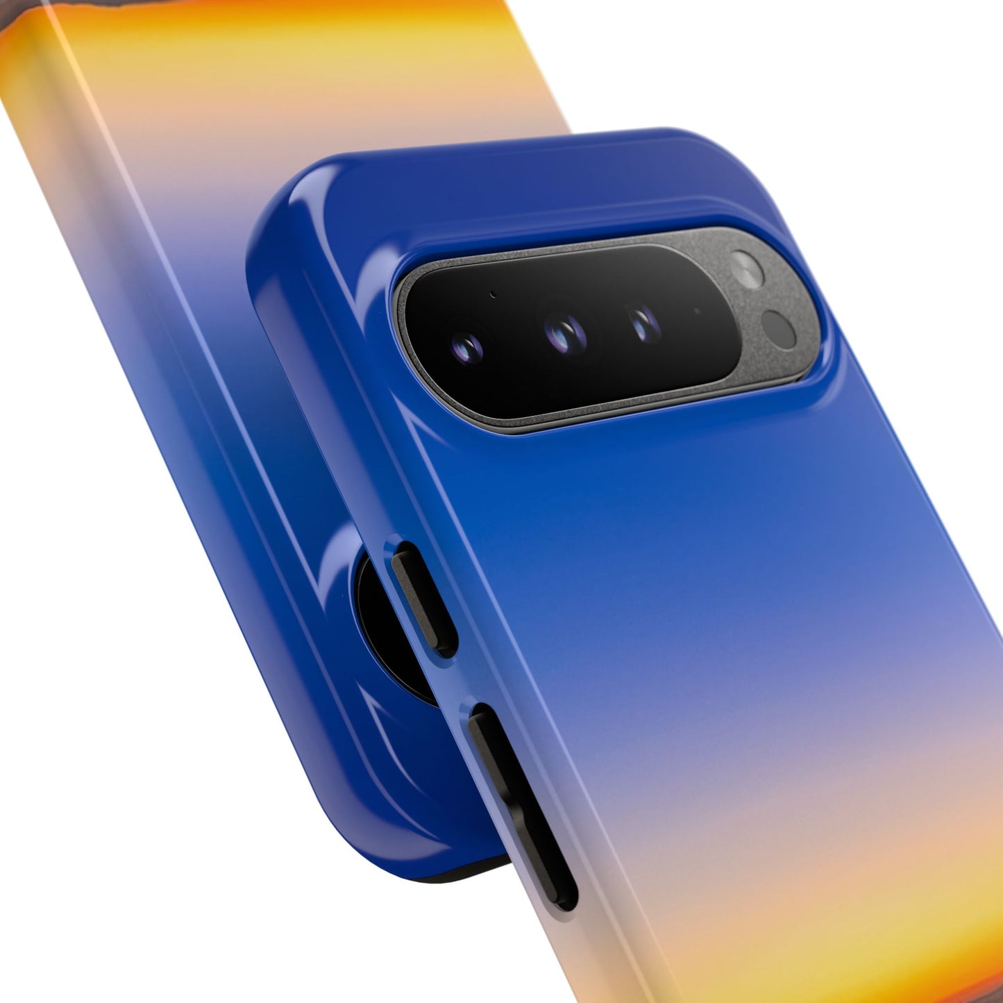 Tough Phone Case - “Golden Blues”