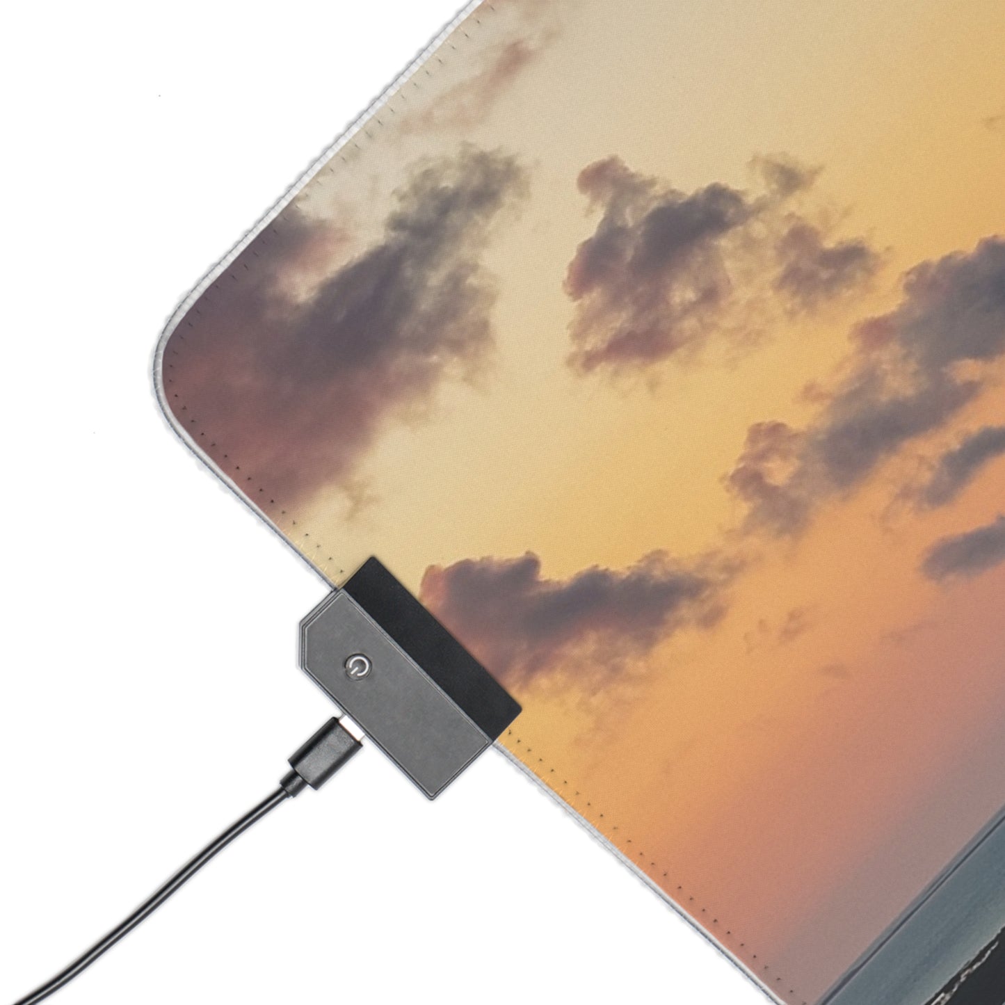 LED Gaming Desk Pad - "Sunset Drift"