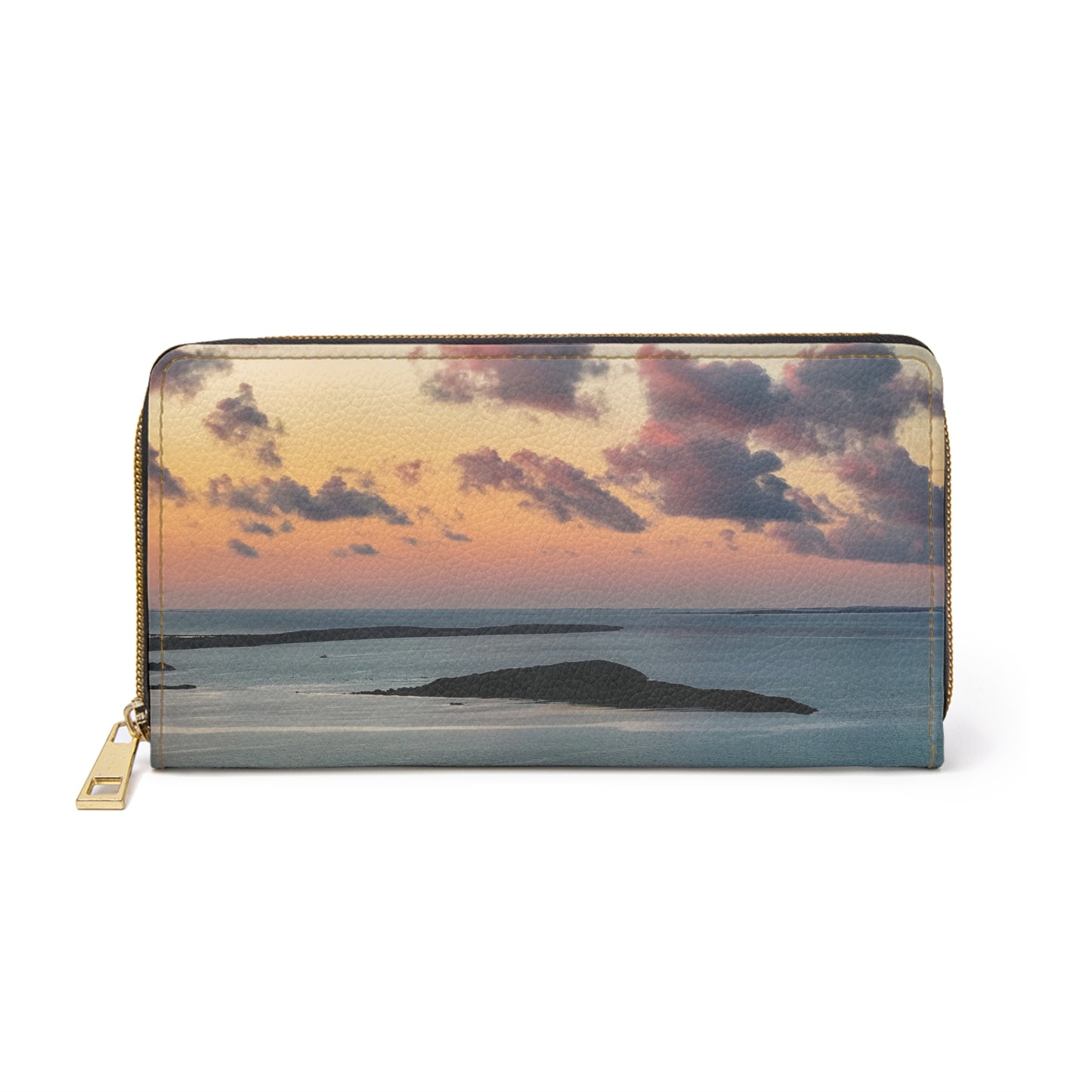 Zipper Wallet - "Sunset Drift"