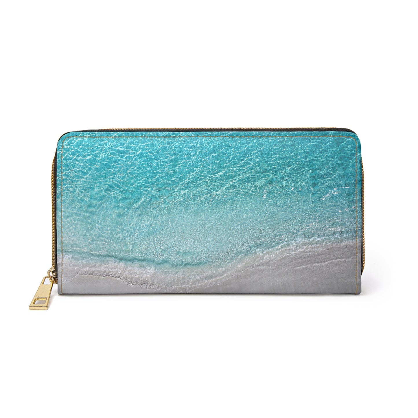 Zipper Wallet - "Saltwater Silence"
