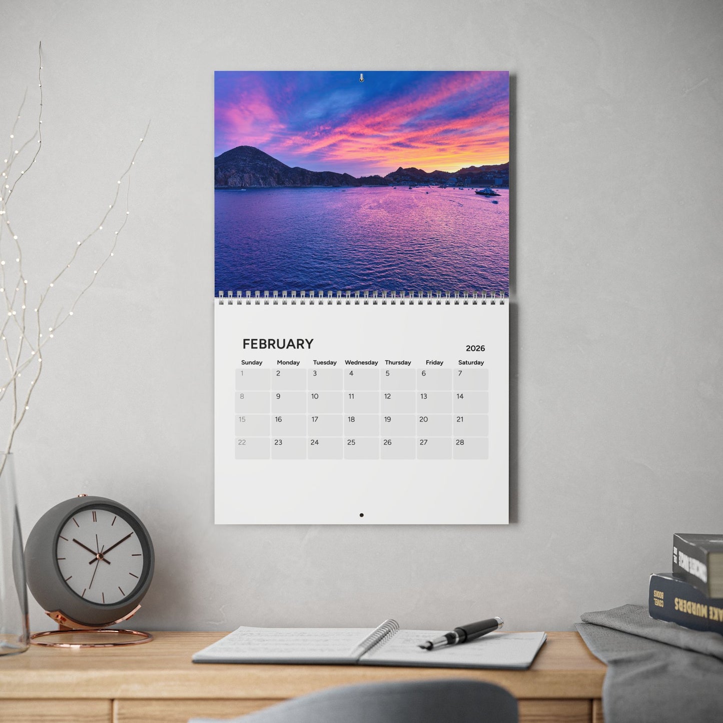 2026 Salty Vibes Wall Calendar