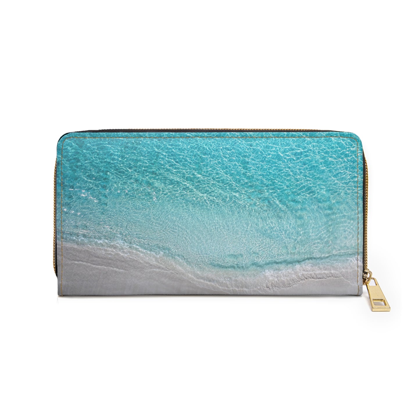 Zipper Wallet - "Saltwater Silence"