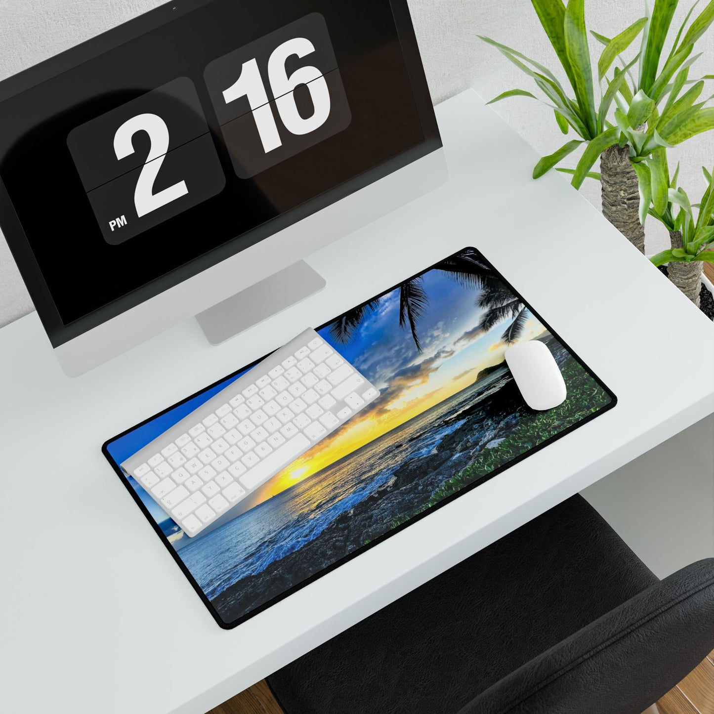 Desk Mat - "Mellow Yellow"