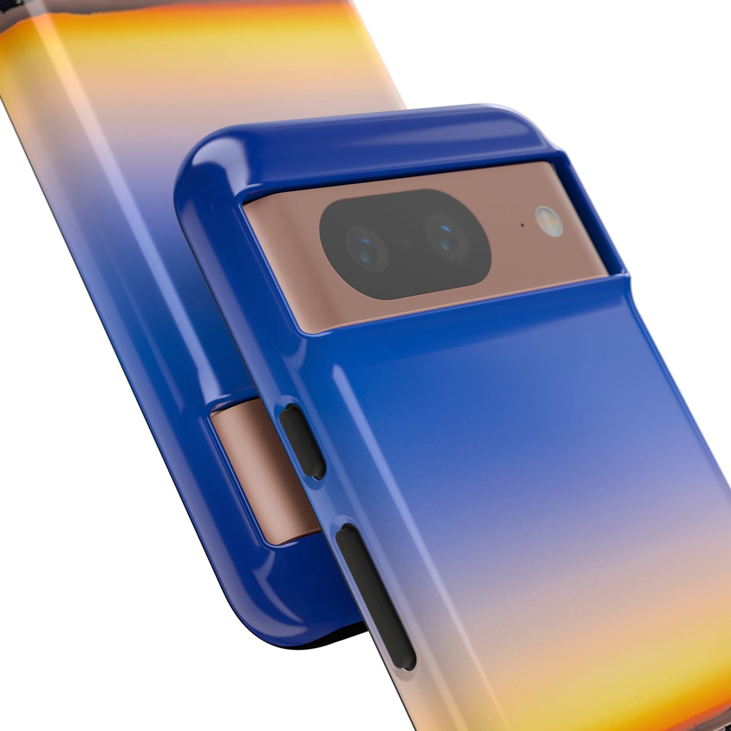 Tough Phone Case - “Golden Blues”