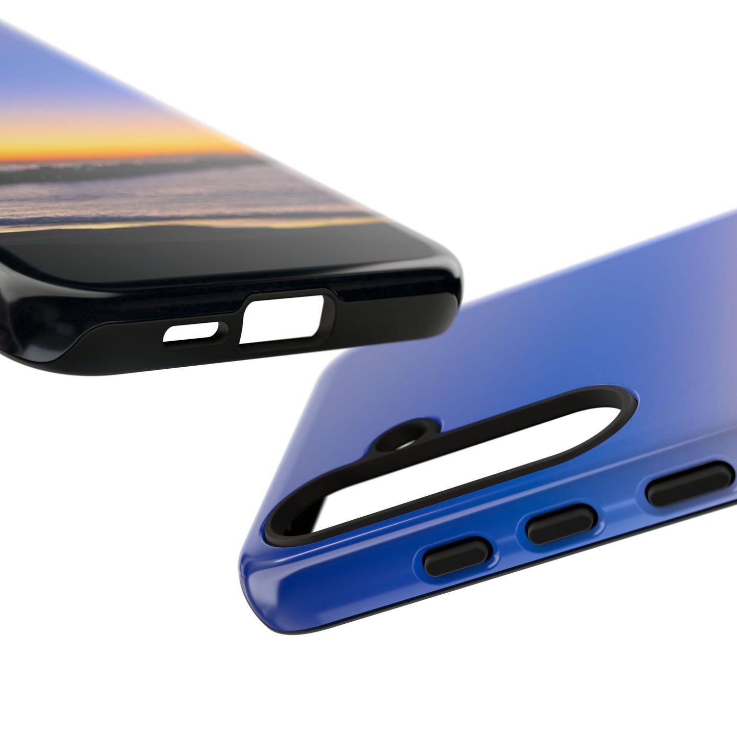 Tough Phone Case - “Golden Blues”