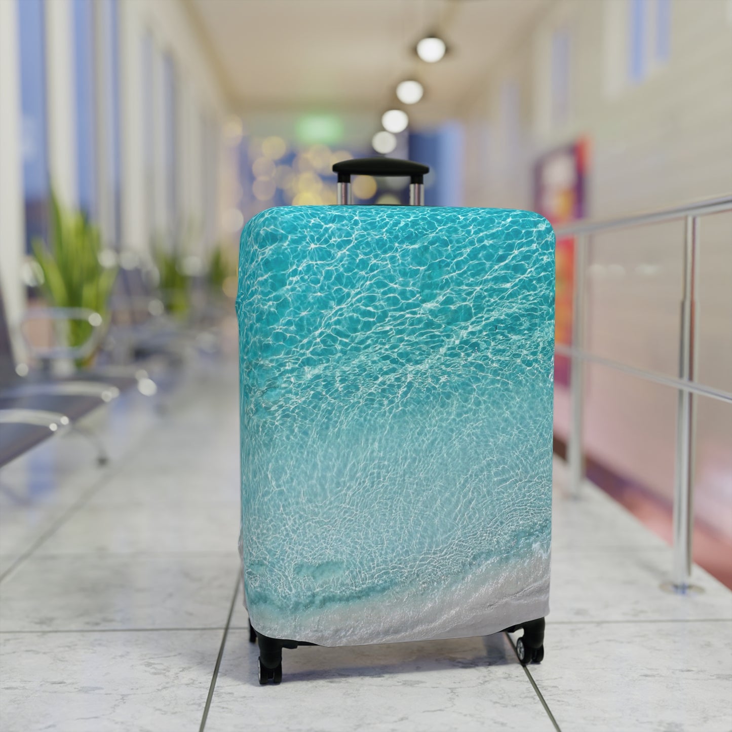 Luggage Cover - "Saltwater Silence"
