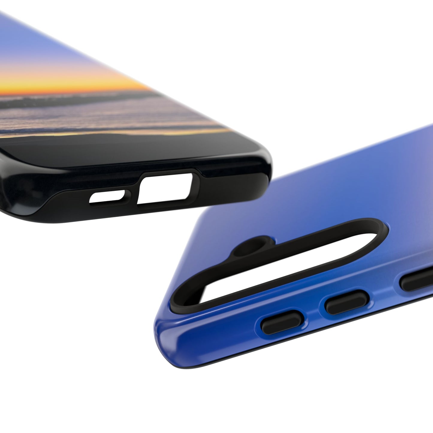Tough Phone Case - “Golden Blues”