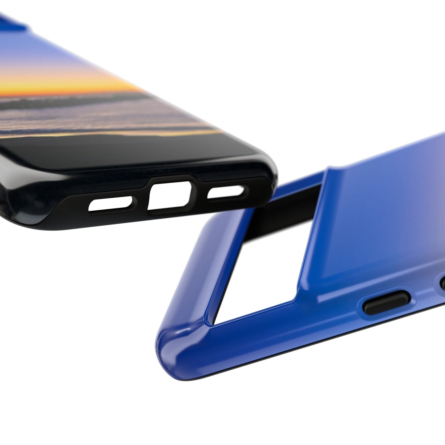 Tough Phone Case - “Golden Blues”