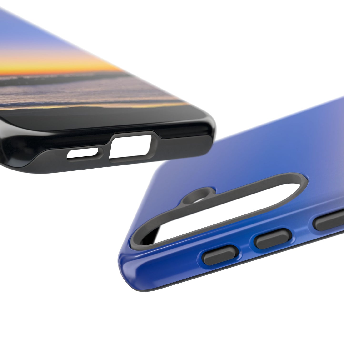 Tough Phone Case - “Golden Blues”
