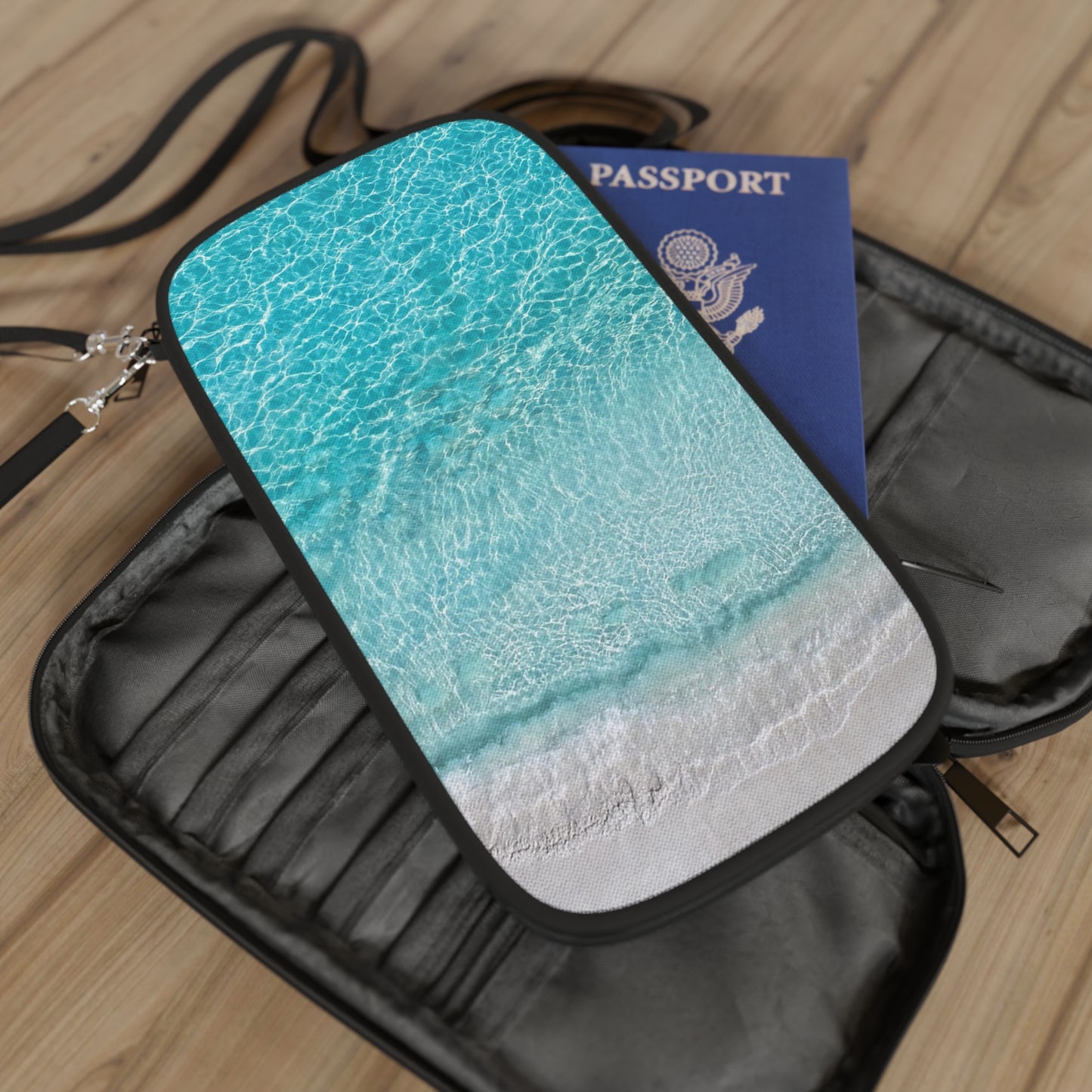 Passport Wallet - "Saltwater Silence"