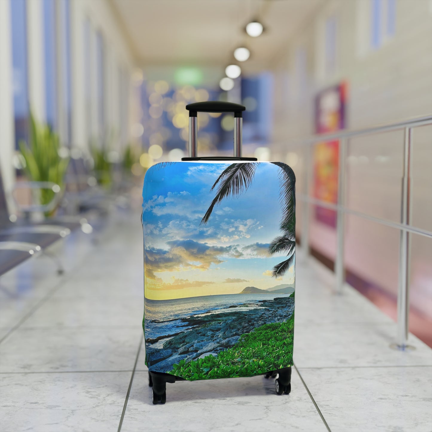 Luggage Cover - "Oahu Glow"
