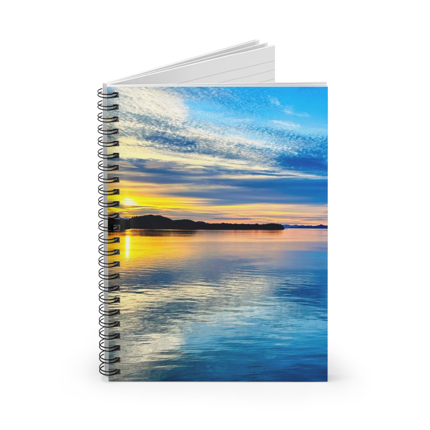 Spiral Notebook — "Frosted Light"
