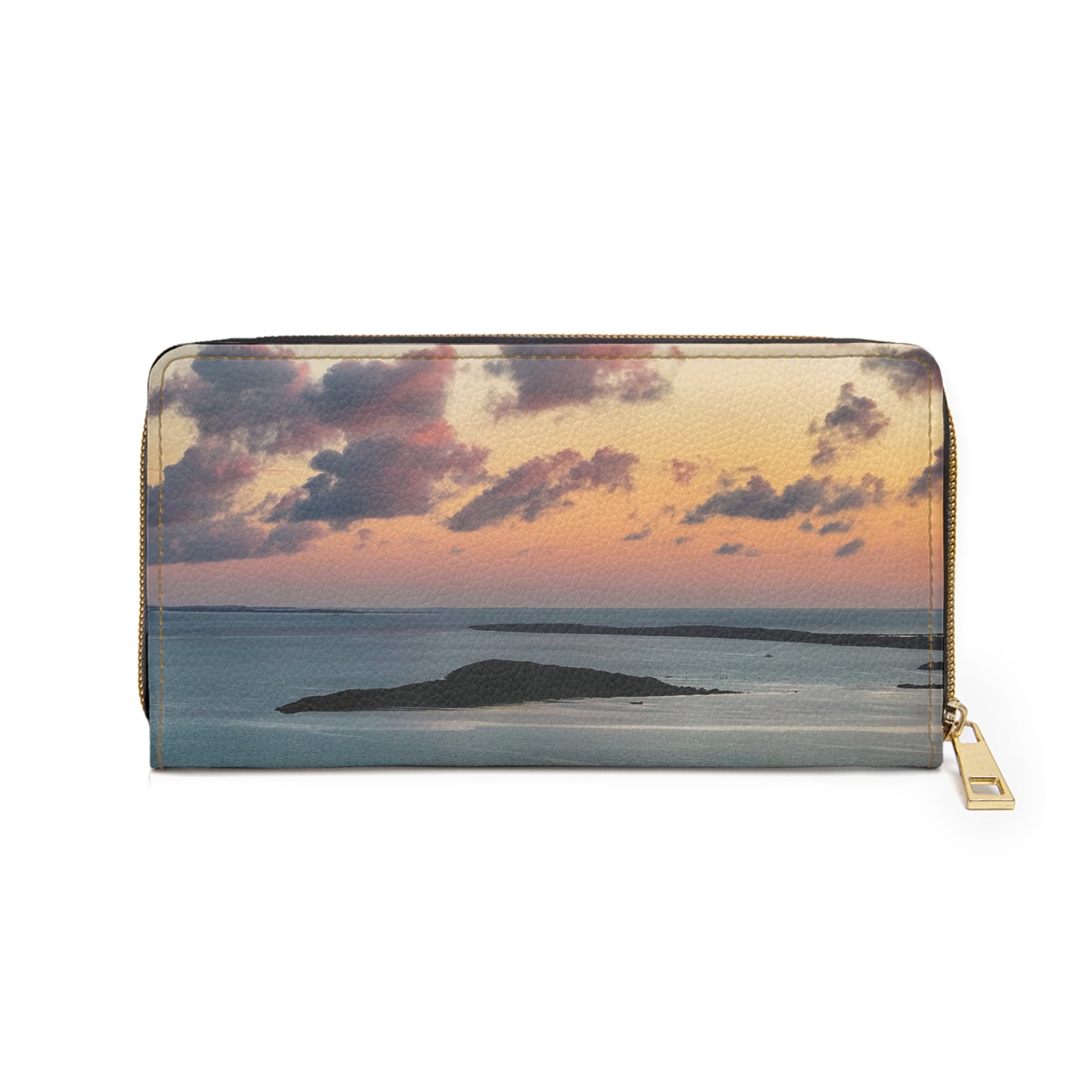Zipper Wallet - "Sunset Drift"