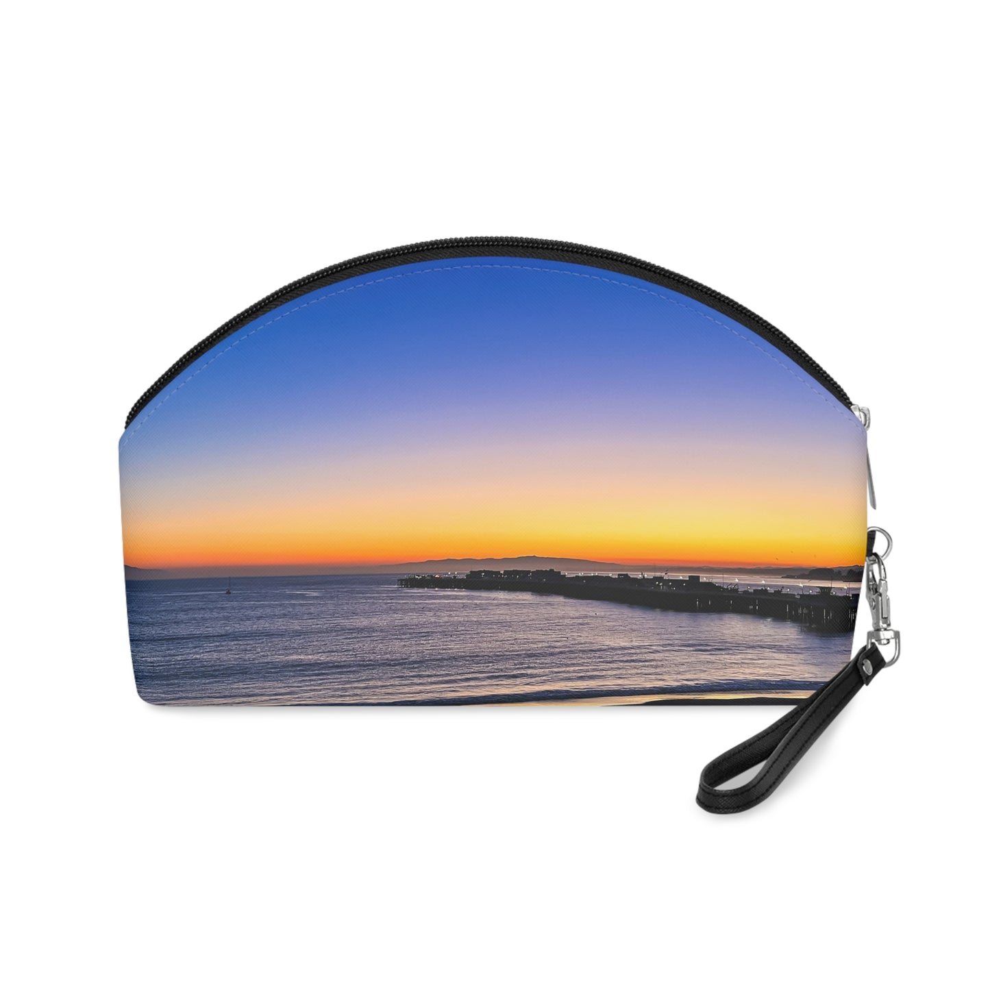 Makeup Bag - “Golden Blues”