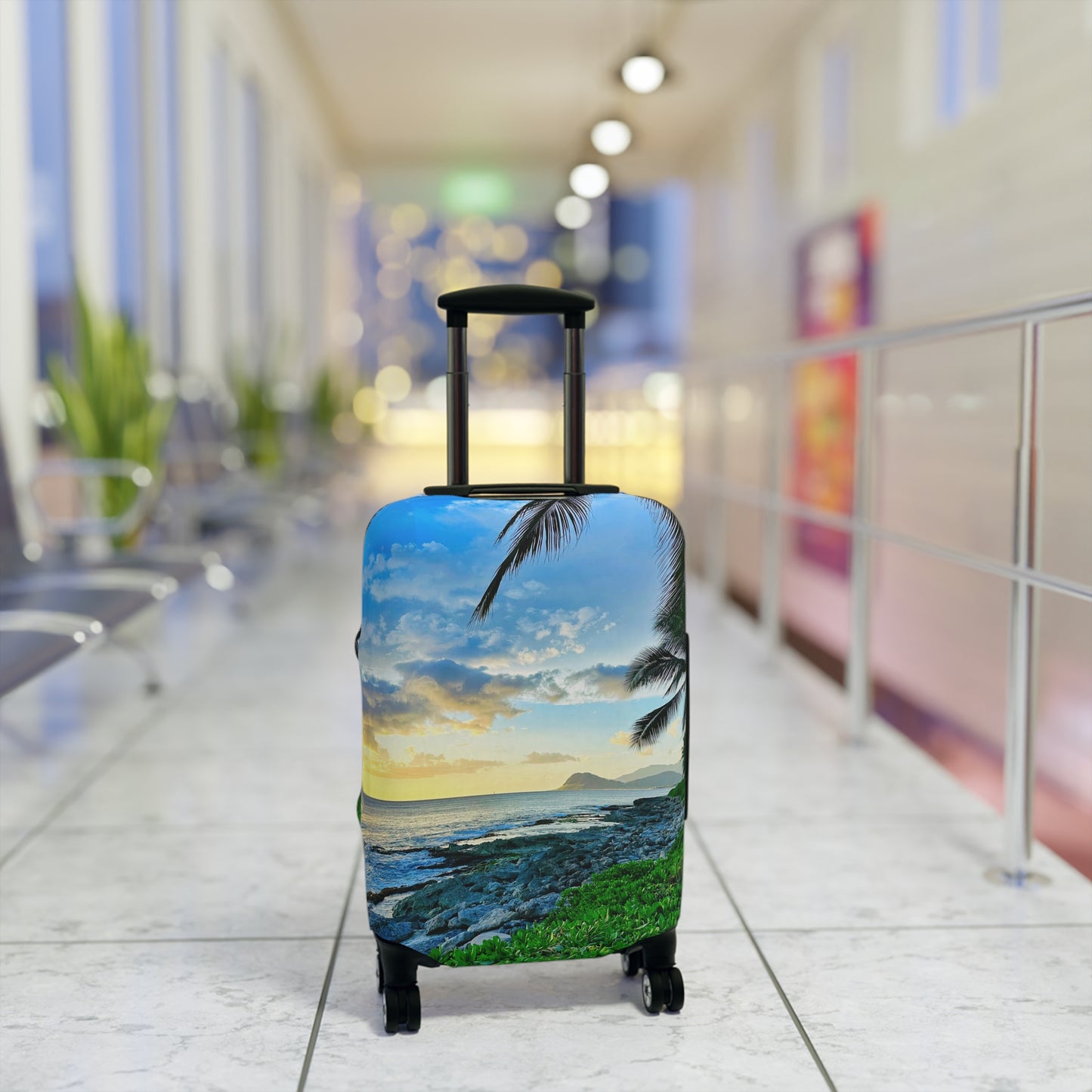 Luggage Cover - "Oahu Glow"
