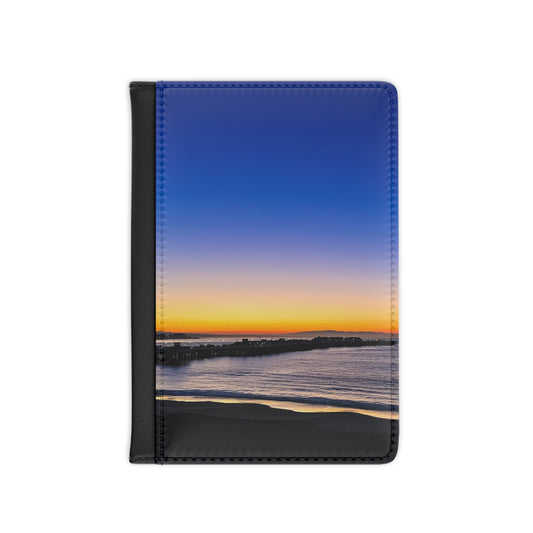 Passport Cover - "Golden Blues"