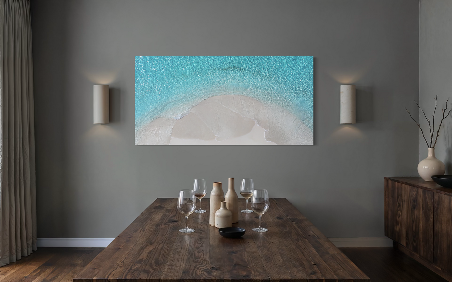 A modern piece aesthetic wall poster design — Salty Vibes