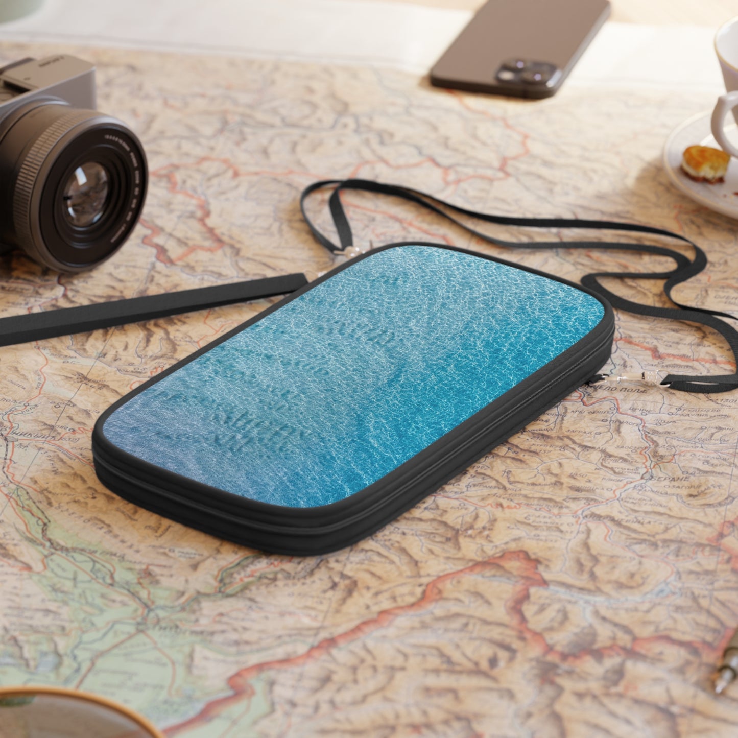 Passport Wallet - "Soft Tide"