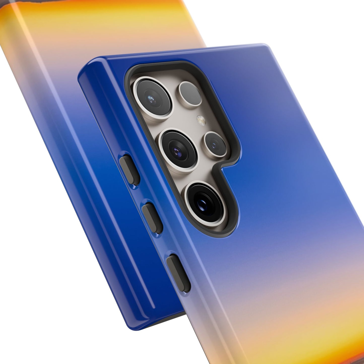 Tough Phone Case - “Golden Blues”