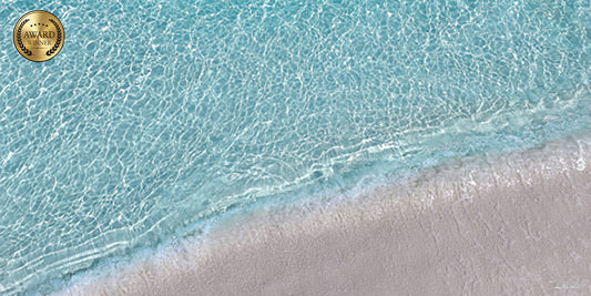Ocean Whisper Exuma Bahamas shoreline wave over crystal clear water — Salty Vibes