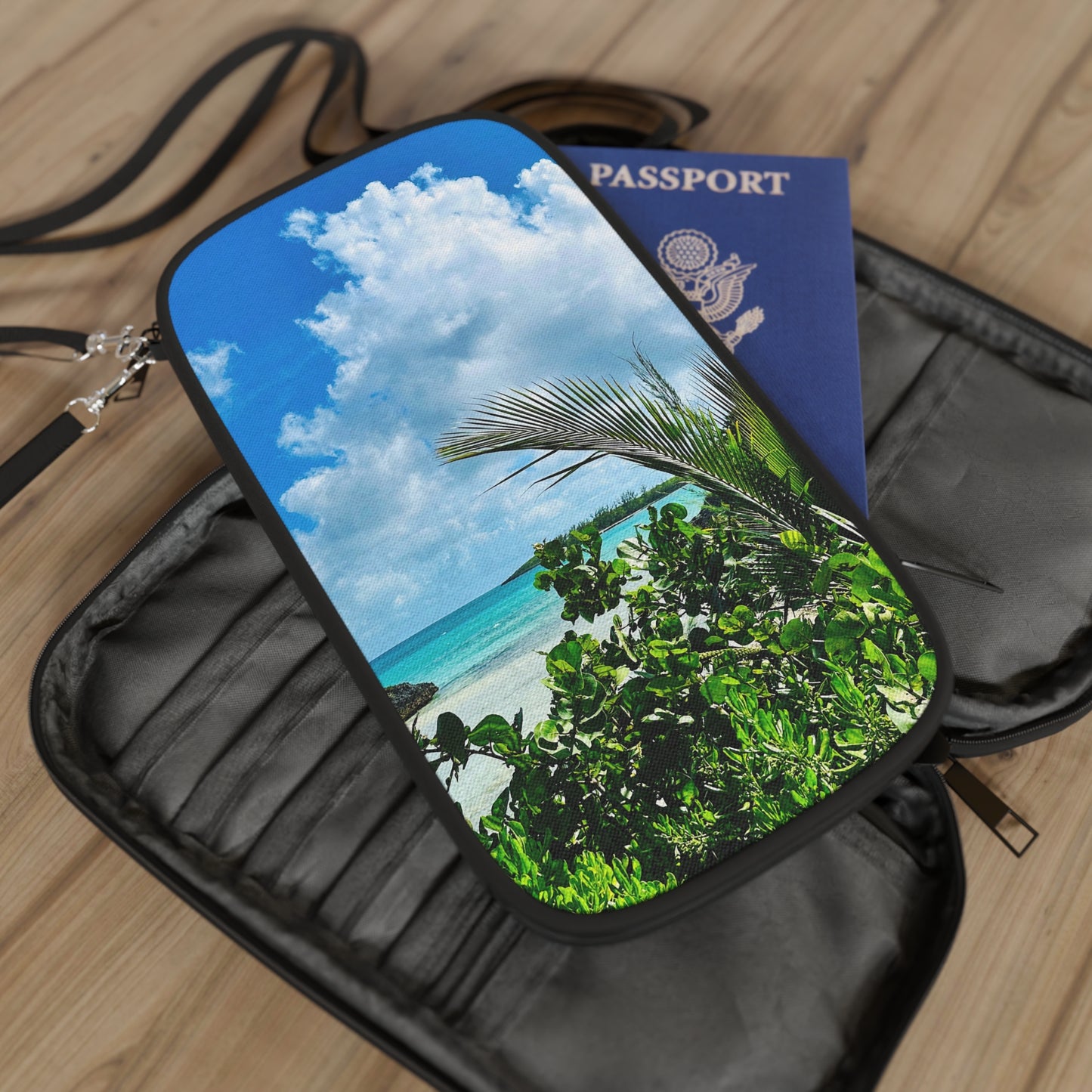 Passport Wallet - "Sea Turtle Cove"
