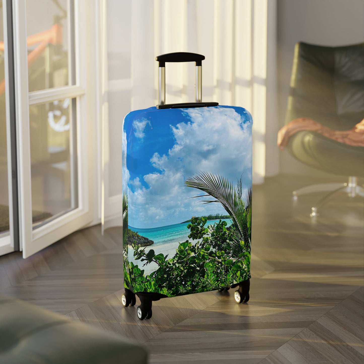 Luggage Cover - "Sea Turtle Cove"