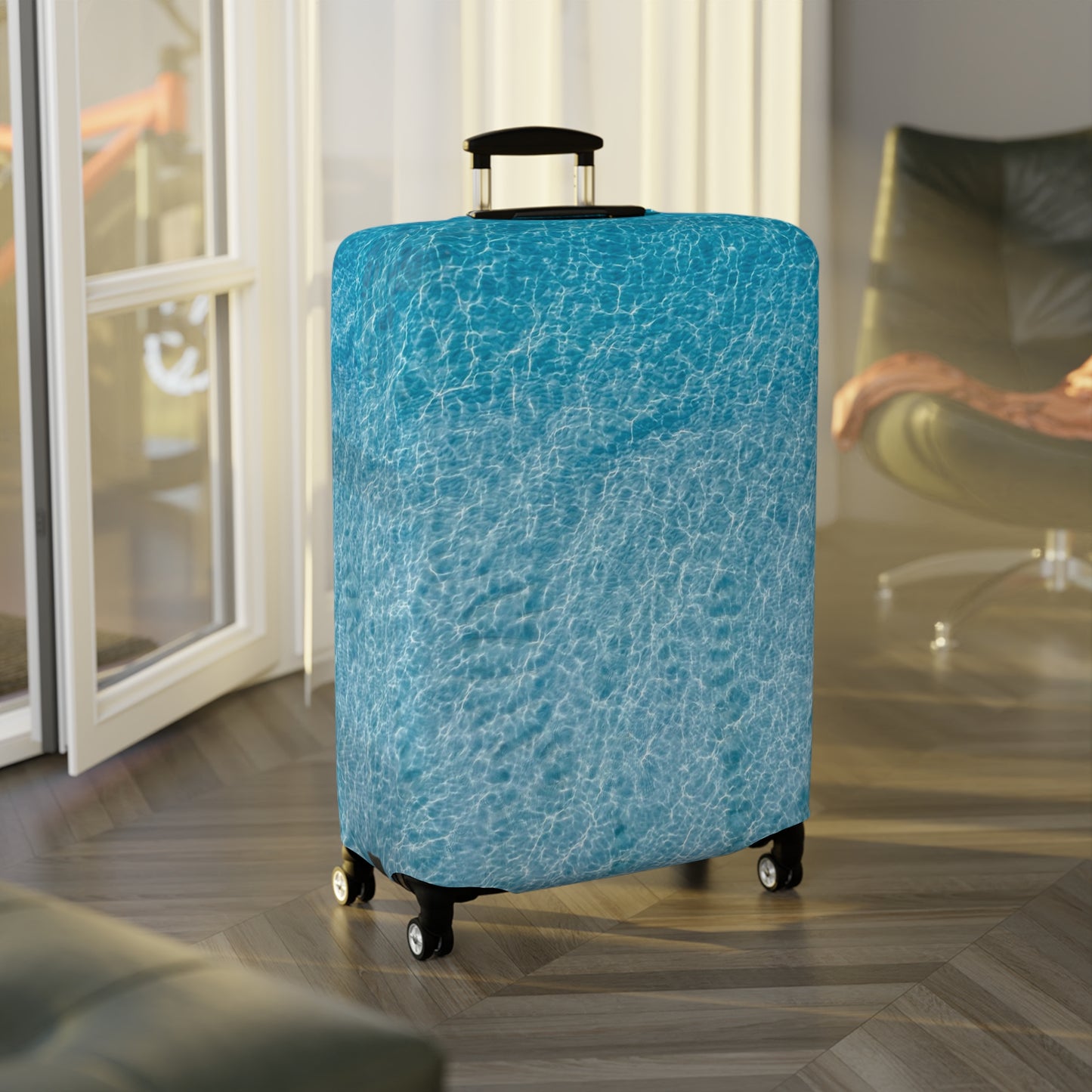 Luggage Cover - "Soft Tide"