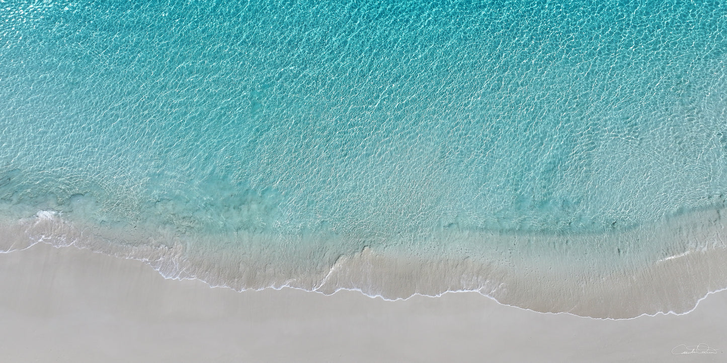 Still Tide calm ocean meeting sand soft minimal seascape — Salty Vibes