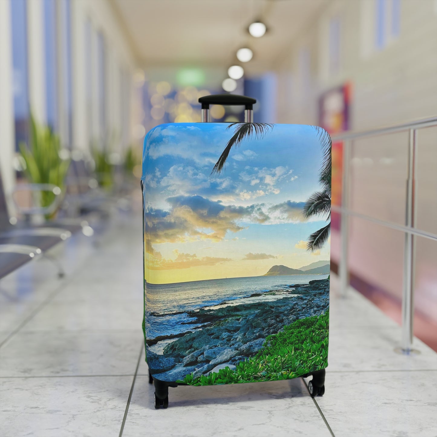 Luggage Cover - "Oahu Glow"