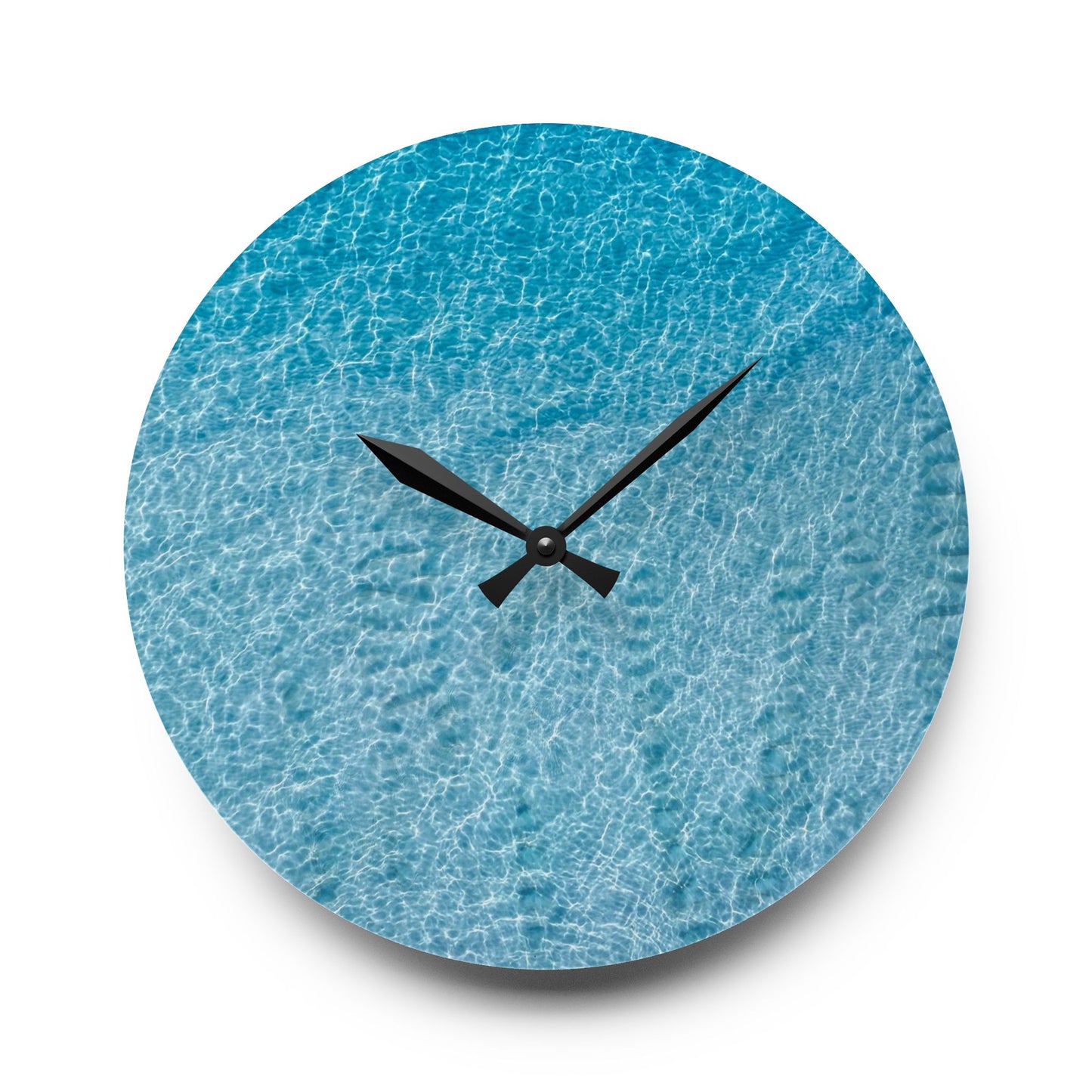 Acrylic Wall Clock - “Soft Tide”