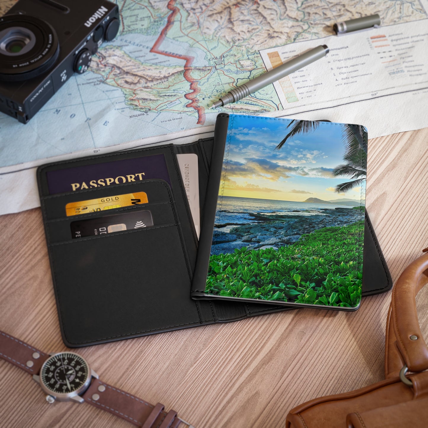 Passport Cover - "Oahu Glow"