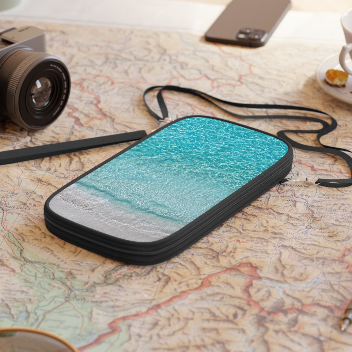 Passport Wallet - "Saltwater Silence"