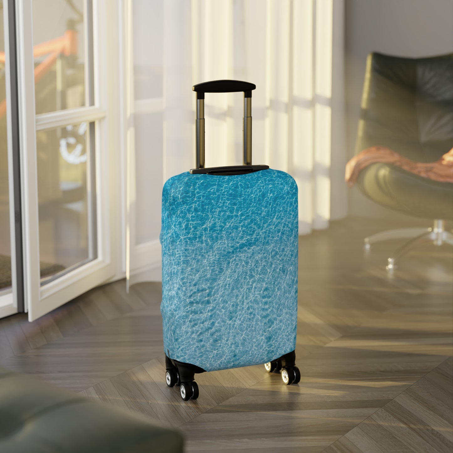Luggage Cover - "Soft Tide"