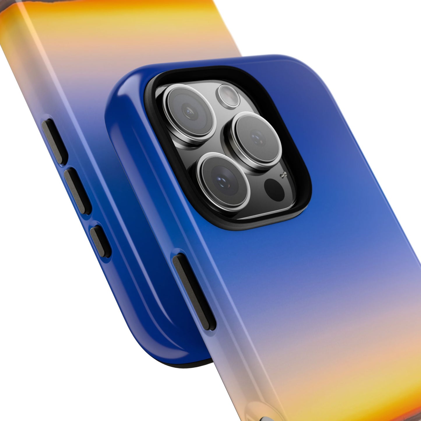 Tough Phone Case - “Golden Blues”