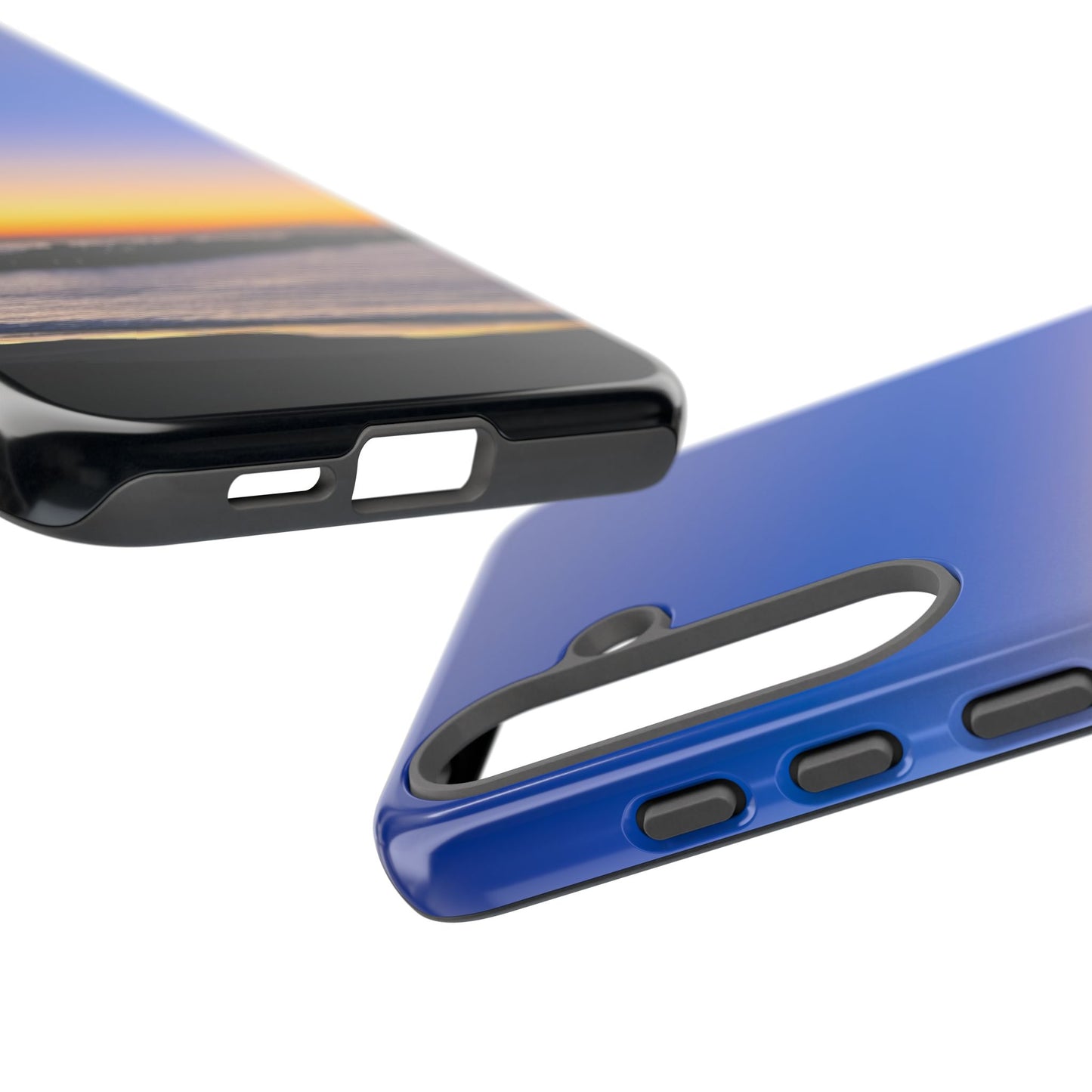 Tough Phone Case - “Golden Blues”